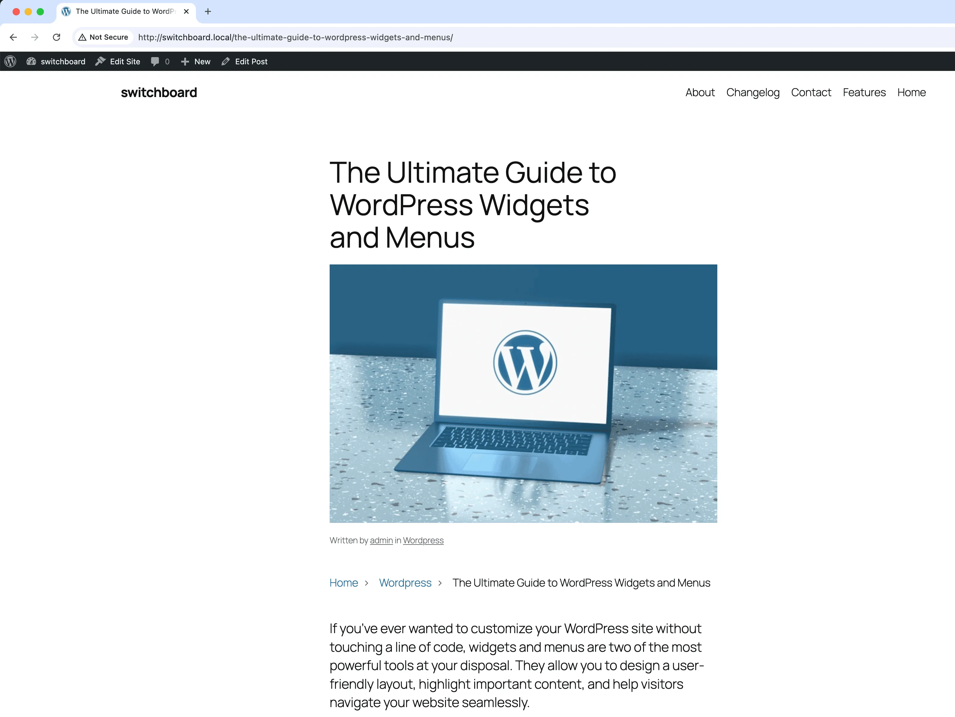 After 2 - Breadcrumbs module