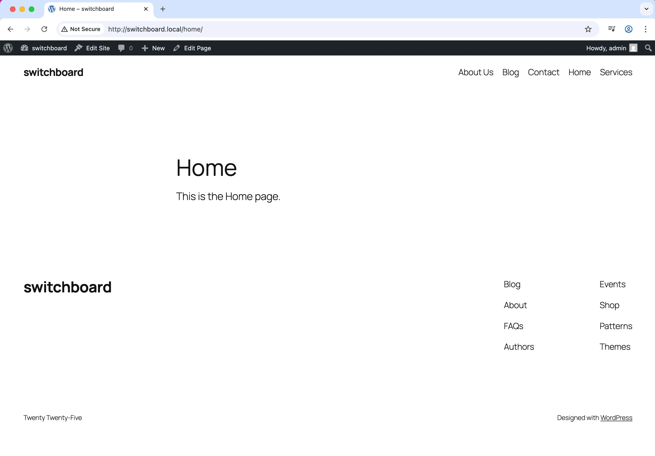 Before - Custom Frontend CSS module