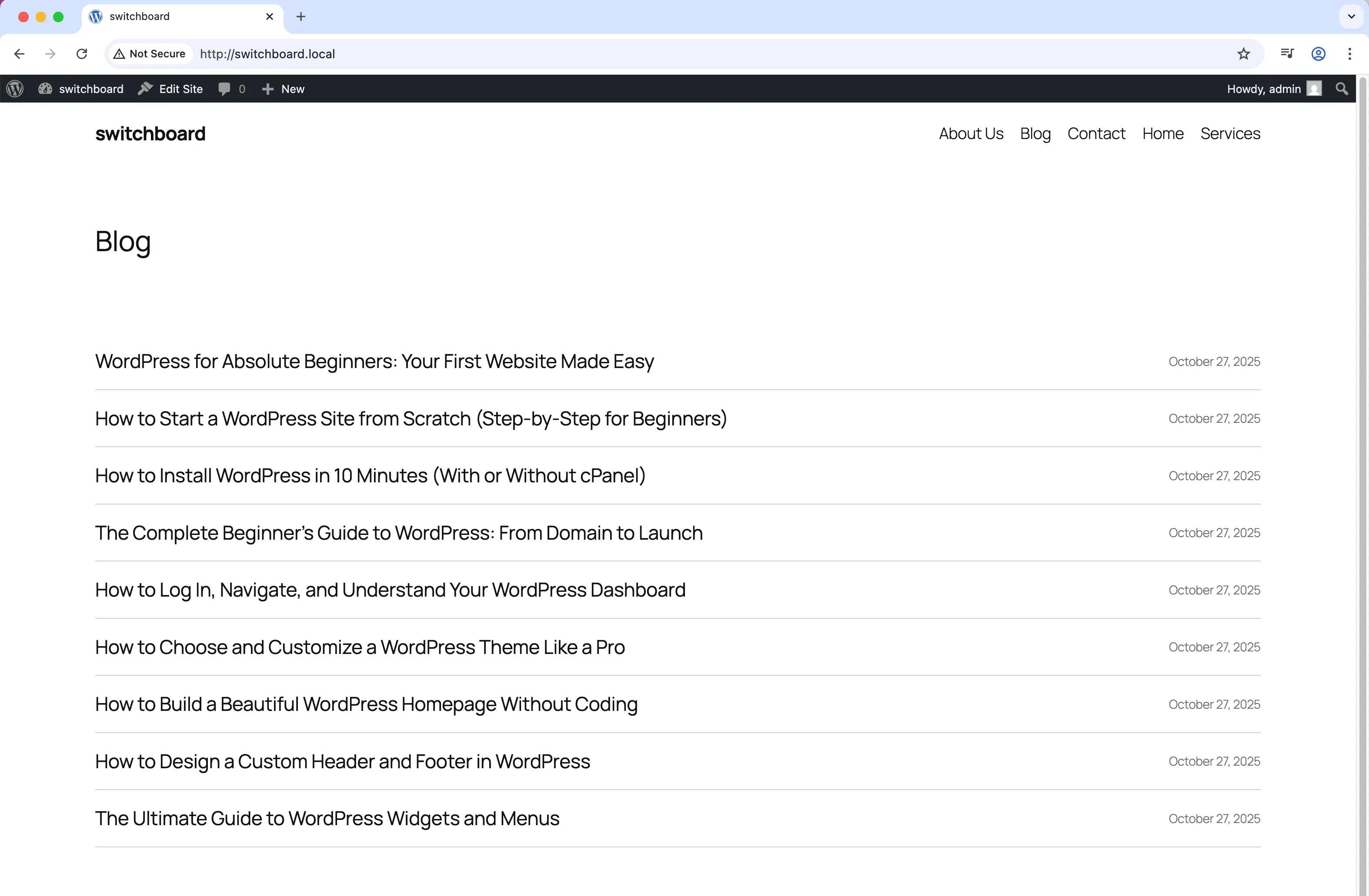 After - Custom Post Order module