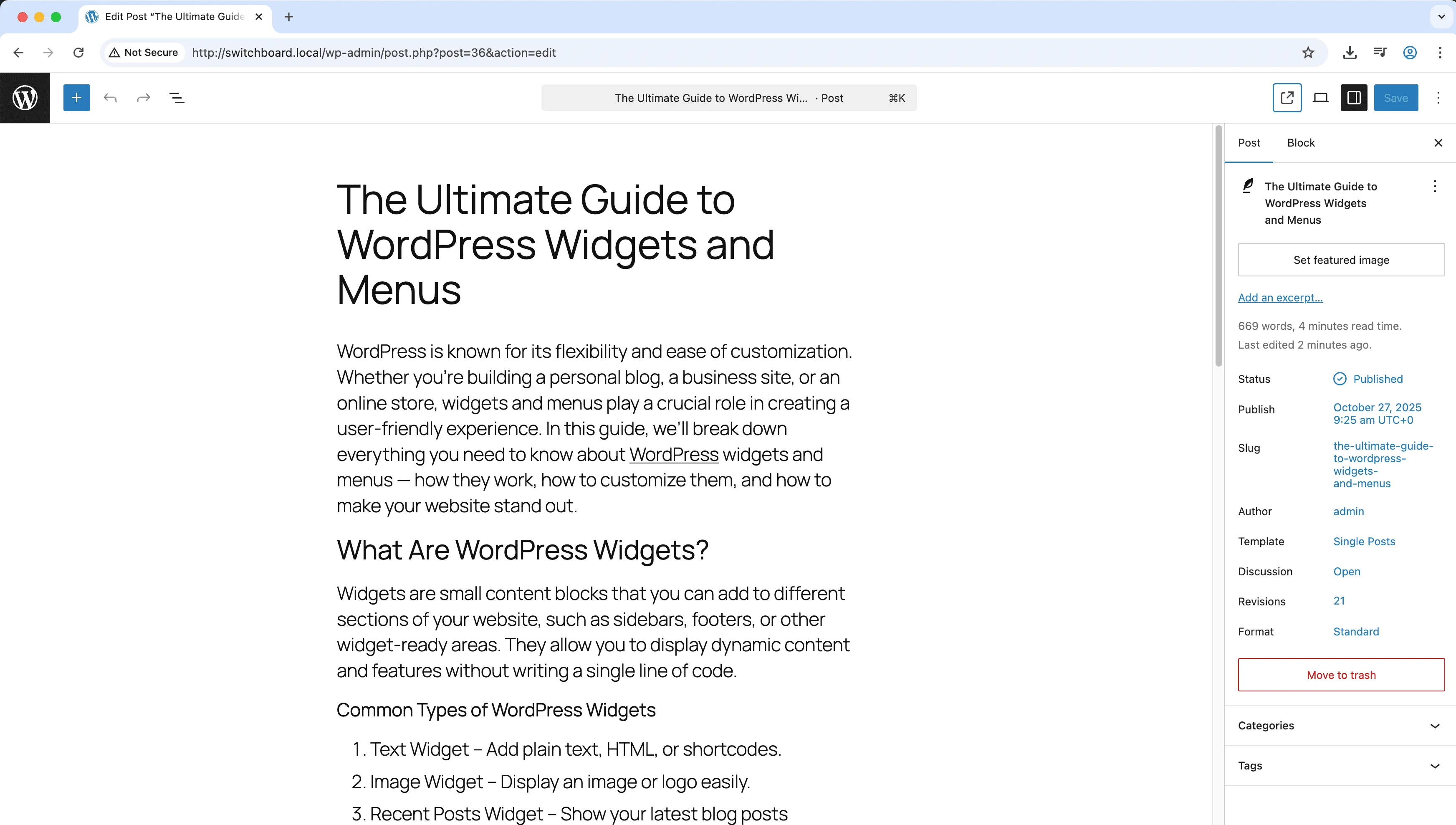 After 1 - Default Featured Image module