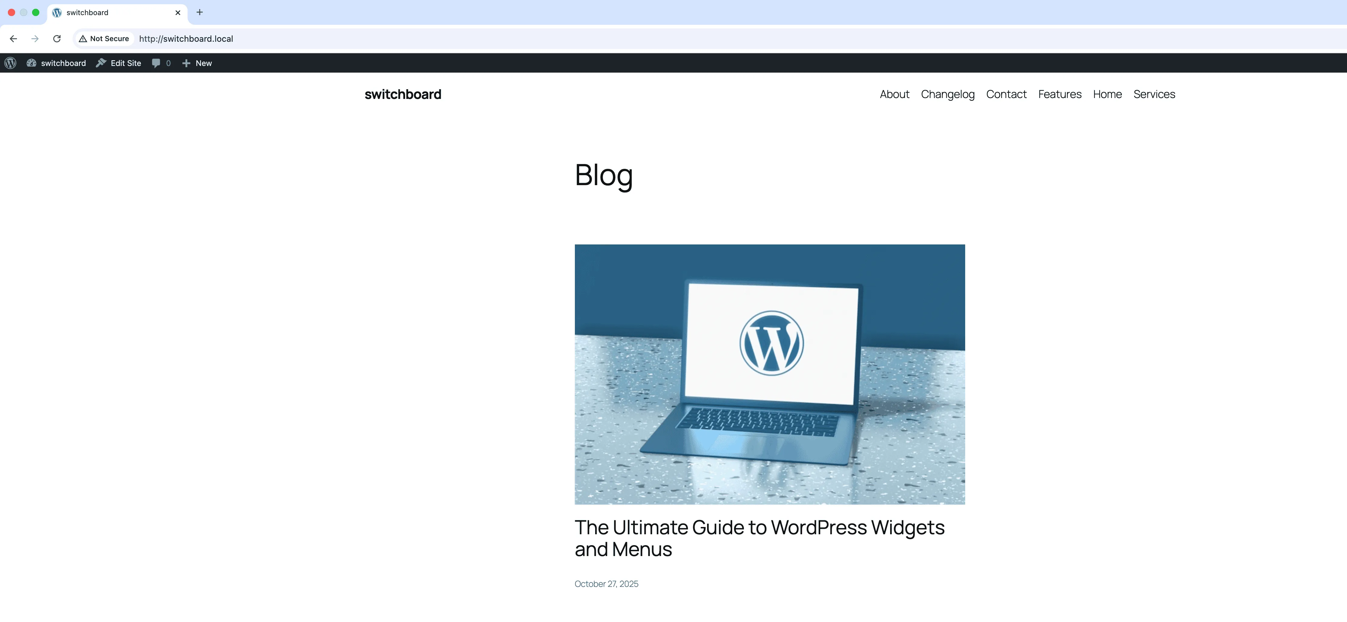Before - Hide Admin Bar (By Role) module