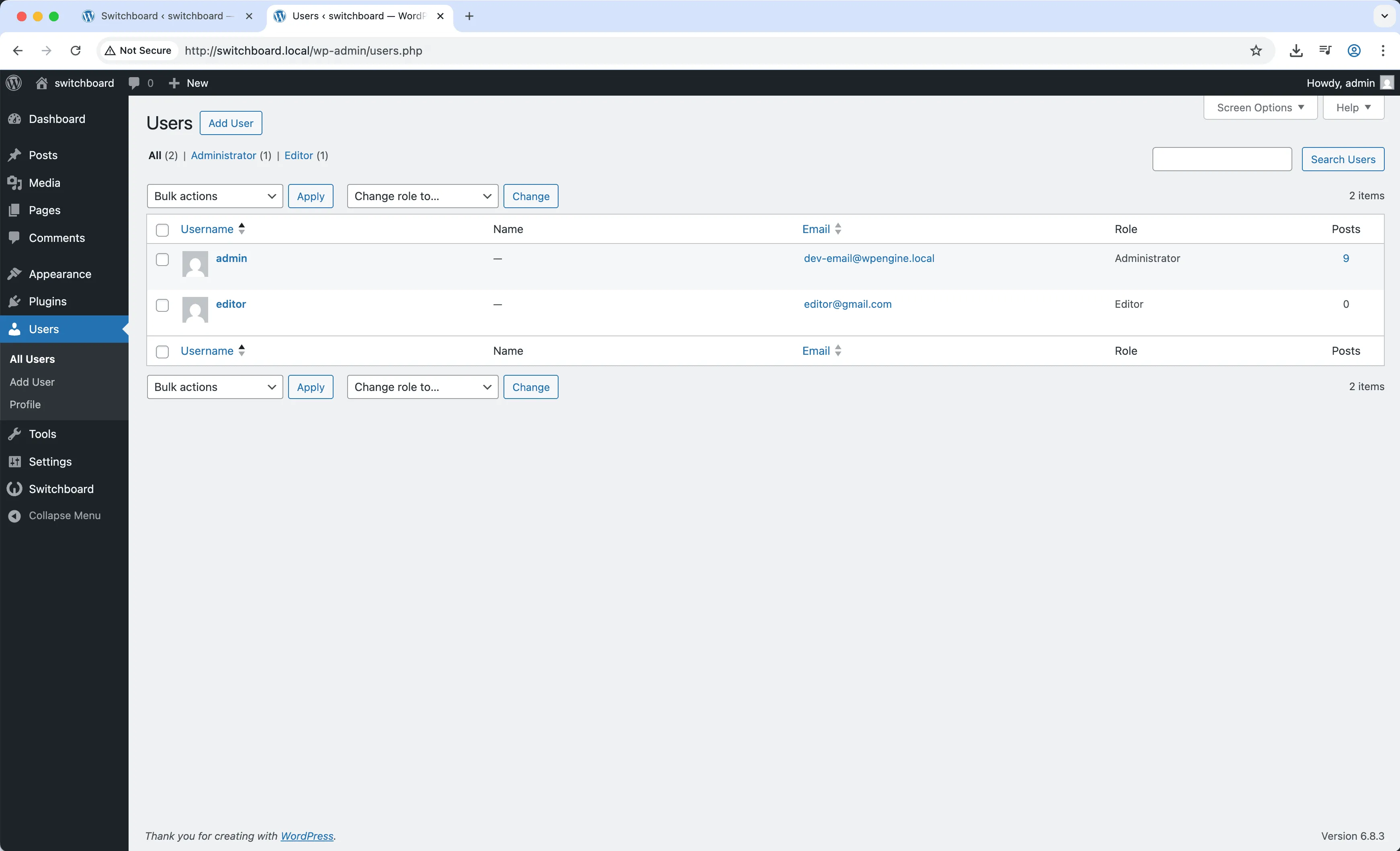 Before - Last Login Column module
