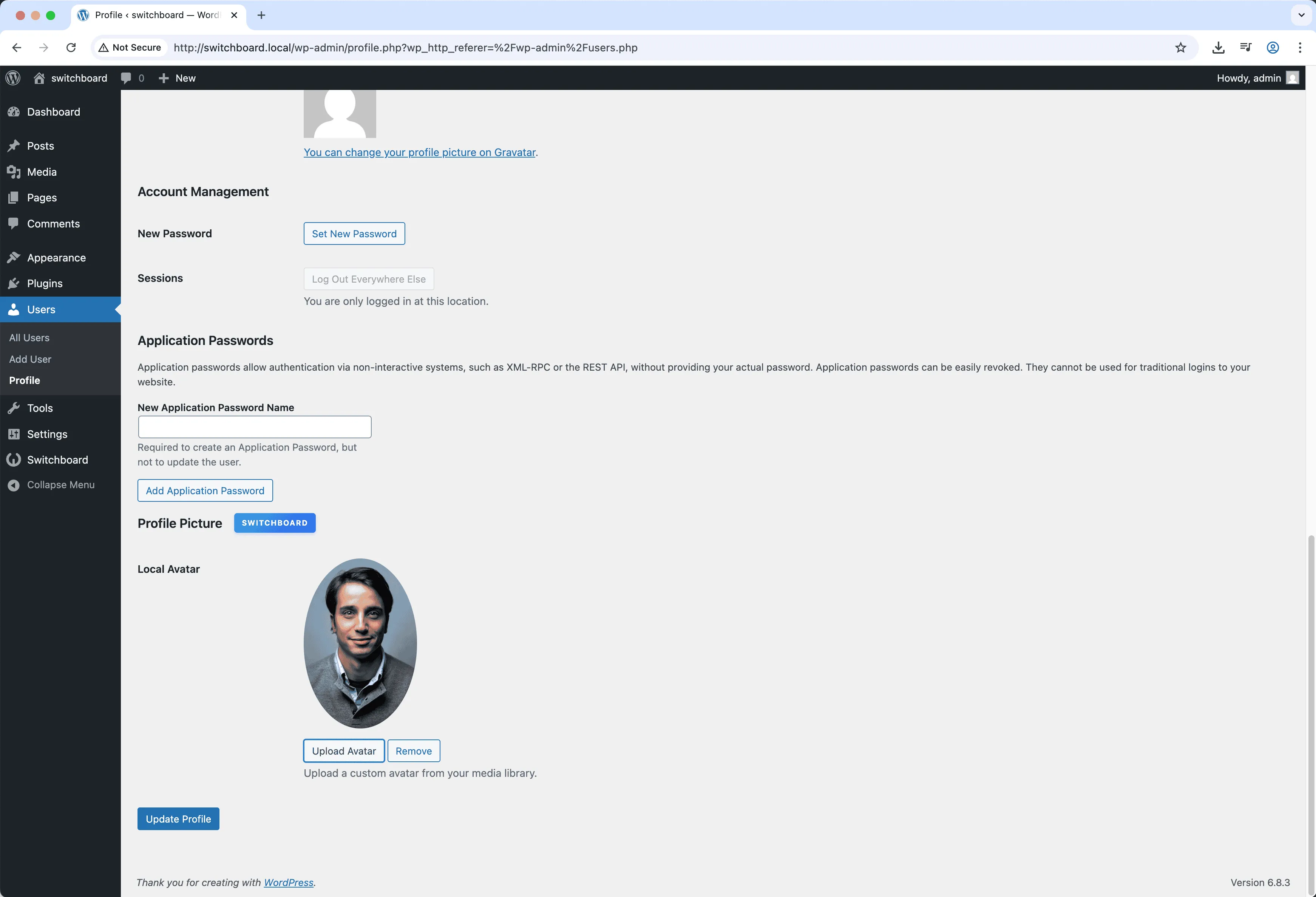 After - Local User Avatar module