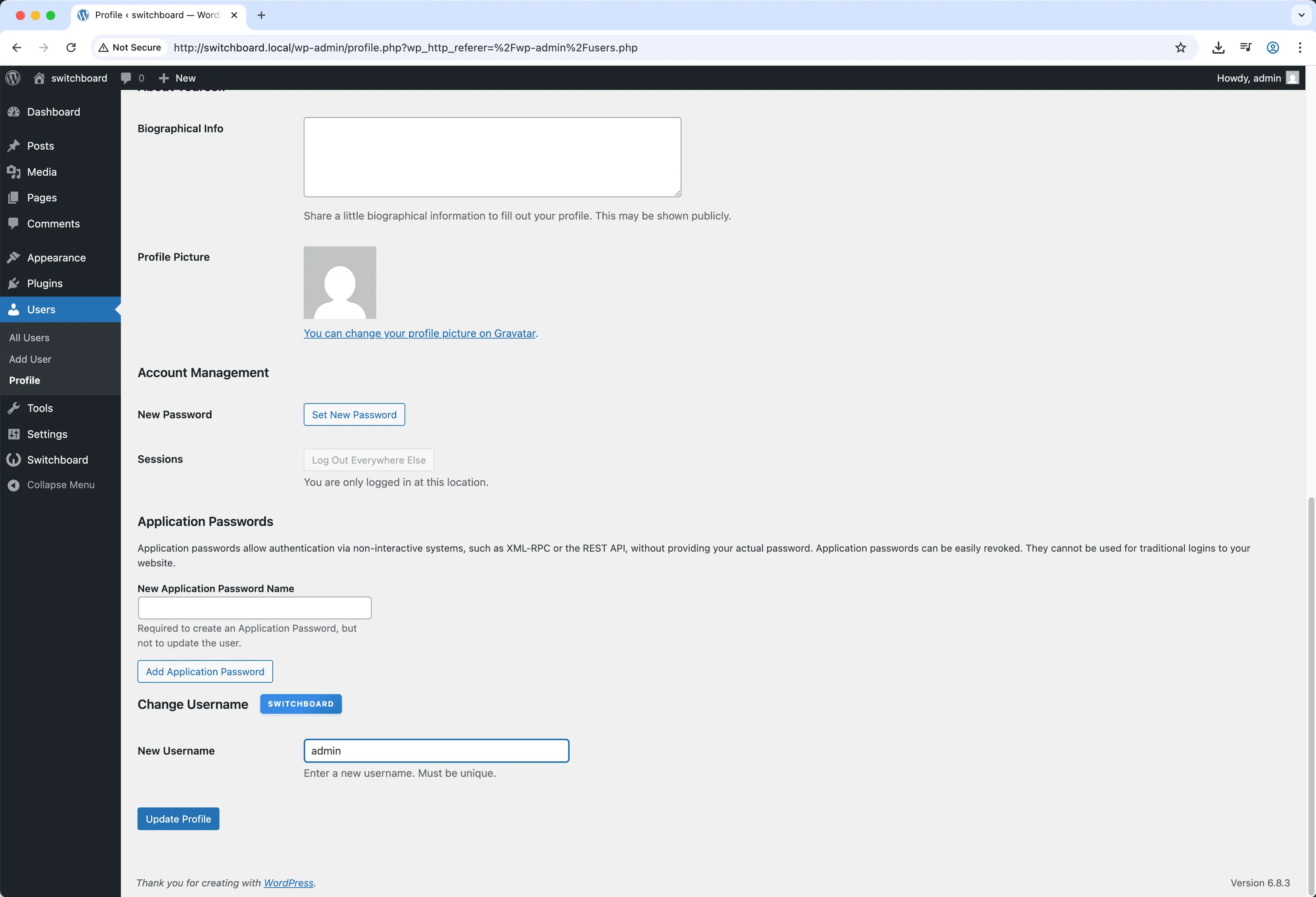 After - Username Changer module